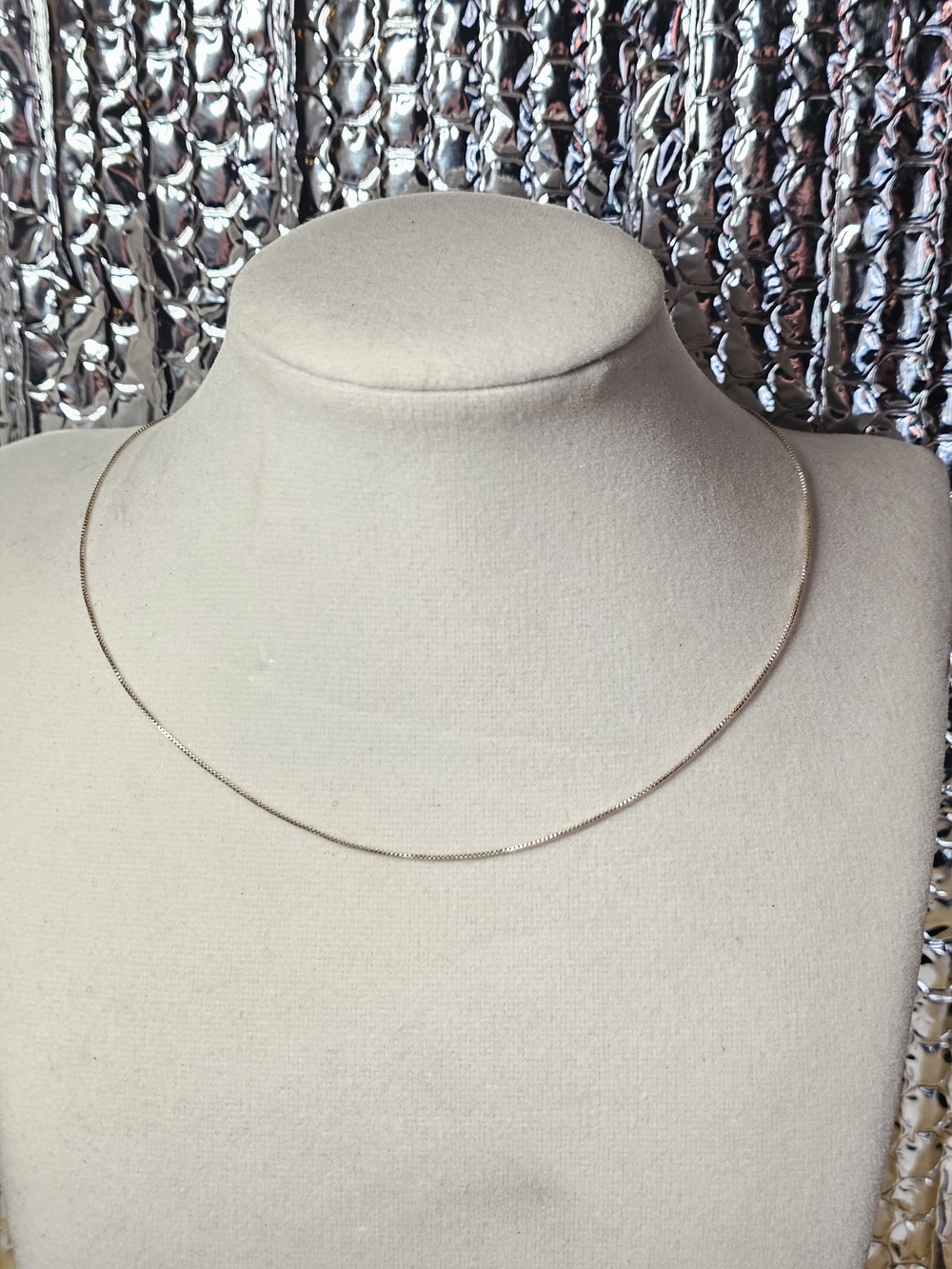Sterling Silver Necklace - 14" Length